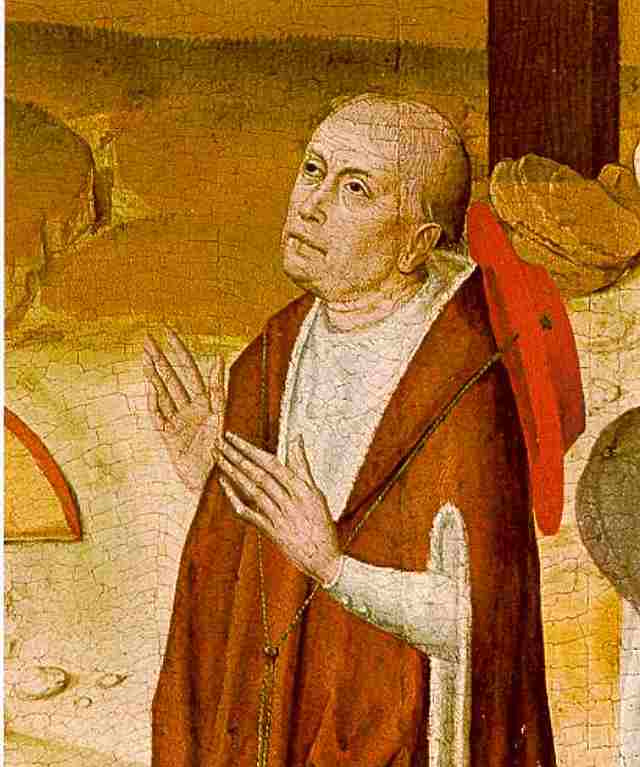 Ölgemälde mit Nikolaus von Kues